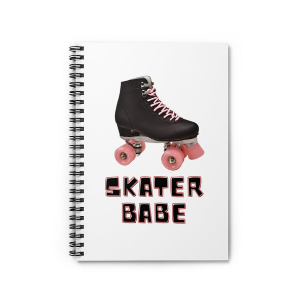 Skater Babe - Spiral Notebook - Ruled Line