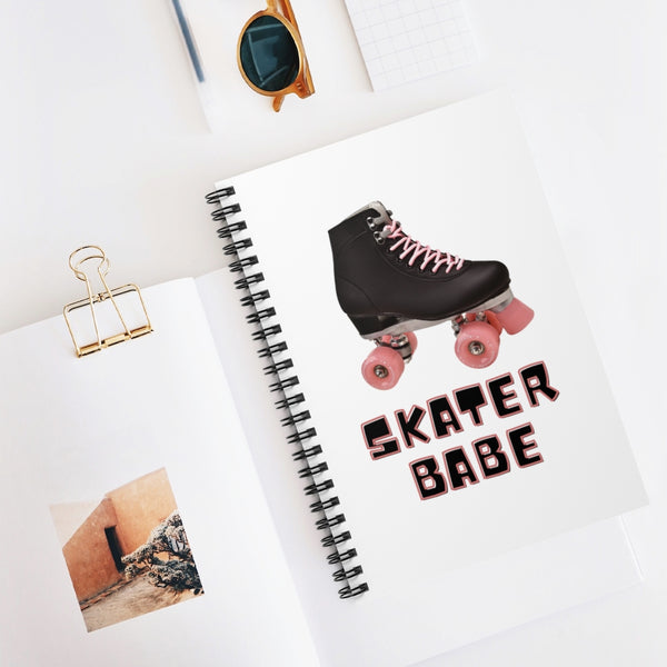 Skater Babe - Spiral Notebook - Ruled Line
