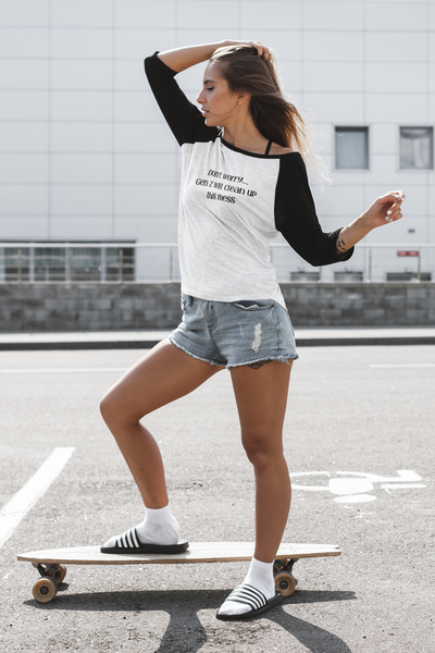 Don't worry - Unisex Baseball T-shirt