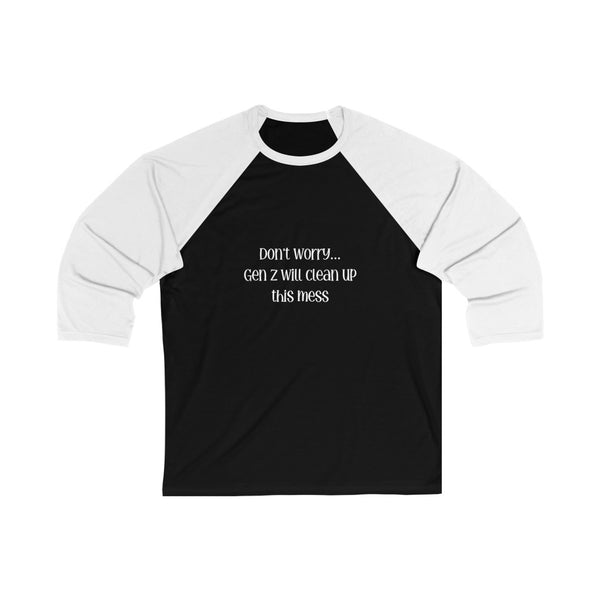Don't worry - Unisex Baseball T-shirt