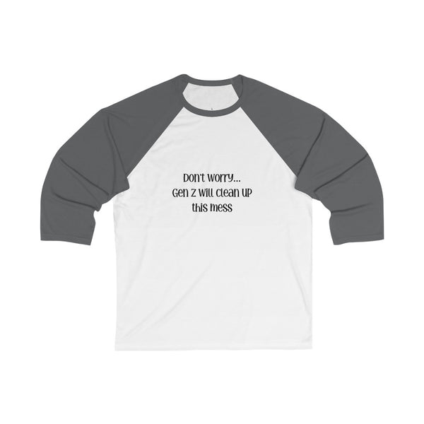 Don't worry - Unisex Baseball T-shirt