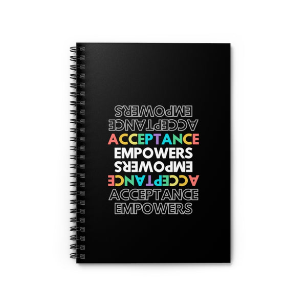 Acceptance - Spiral Notebook - Ruled Line