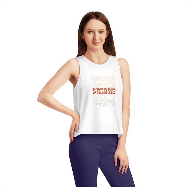 Dreams - Ladies Cropped Tank Top