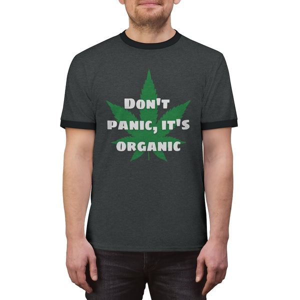 Don't Panic it's Organic - Ringer S/S  T-shirt