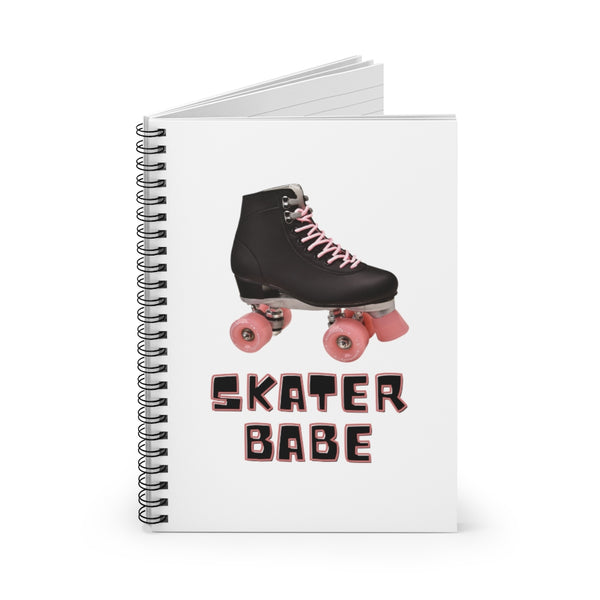 Skater Babe - Spiral Notebook - Ruled Line