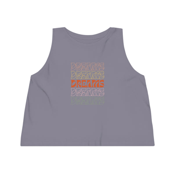 Dreams - Ladies Cropped Tank Top