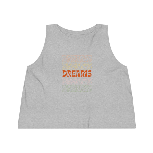 Dreams - Ladies Cropped Tank Top