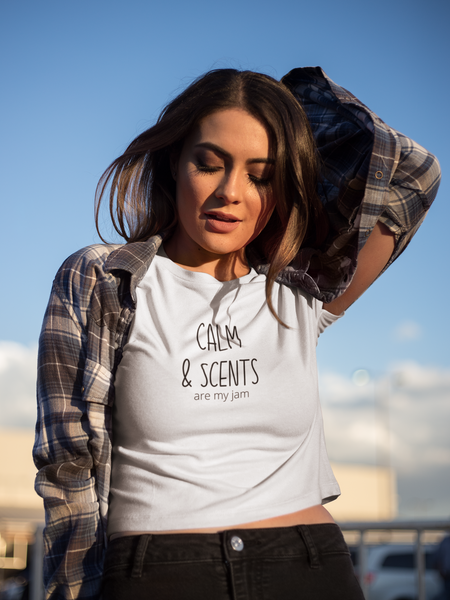 Calm & Scents - S/S Cropped T-shirt