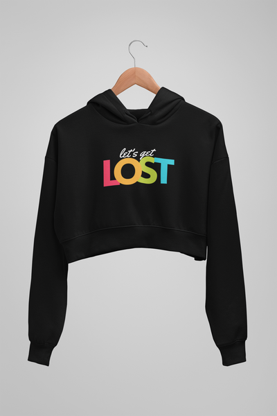 Let's Get Lost - Cropped Hoodie