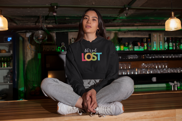 Let's Get Lost - Cropped Hoodie