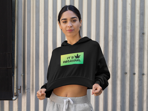 It's Medicinal - Cropped Hoodie