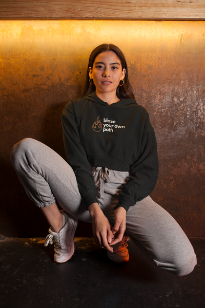 Blaze Your Own Path - Cropped Hoodie