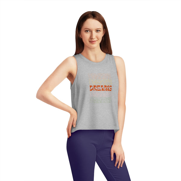 Dreams - Ladies Cropped Tank Top