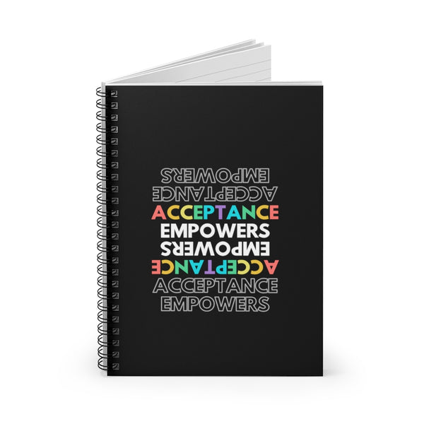 Acceptance - Spiral Notebook - Ruled Line
