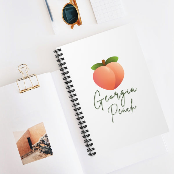 Georgia Peach - Spiral Notebook - Ruled Line