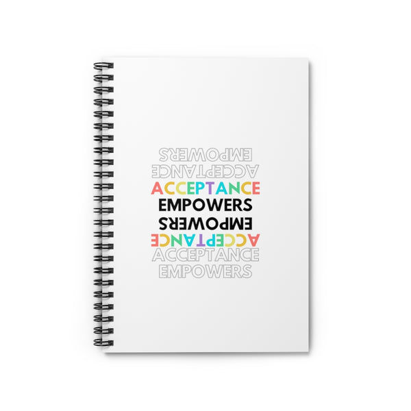 Acceptance - Spiral Notebook - Ruled Line