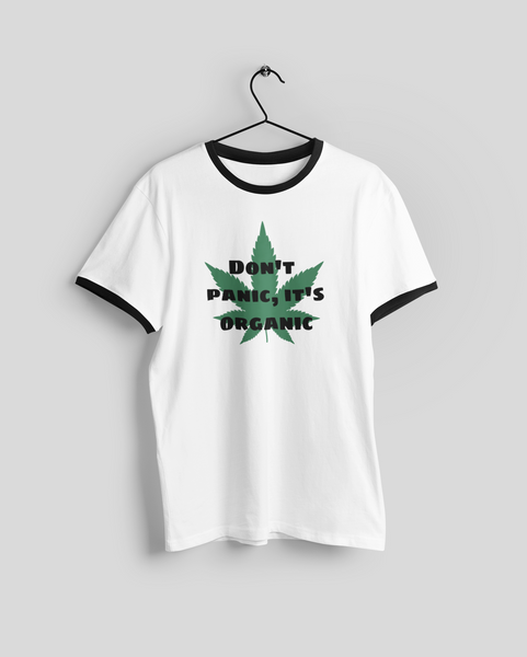 Don't Panic it's Organic - Ringer S/S  T-shirt