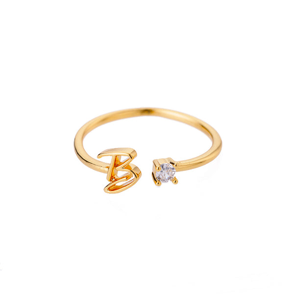 Dainty Initial Ring - all options available