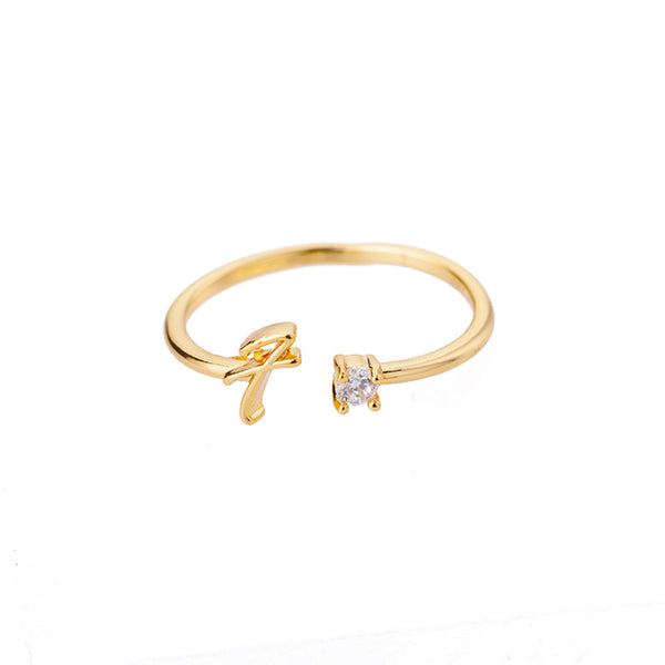 Dainty Initial Ring - all options available