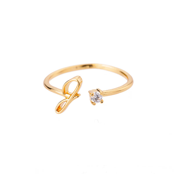 Dainty Initial Ring - all options available