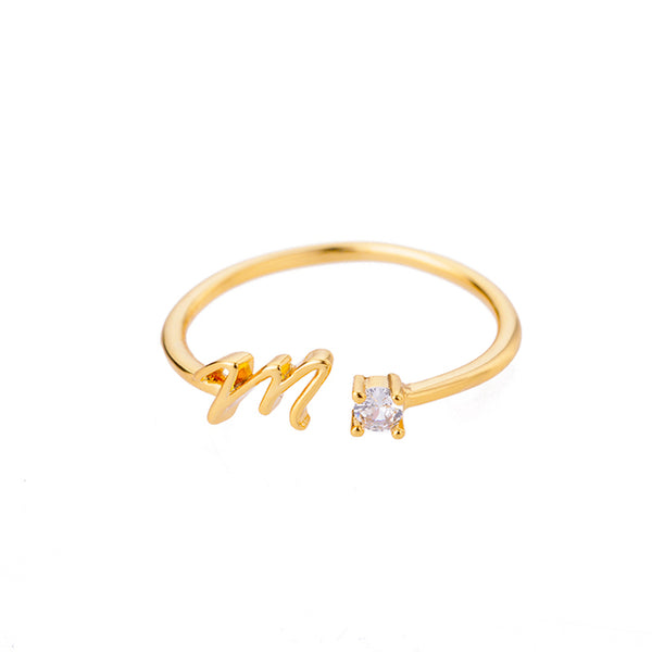 Dainty Initial Ring - all options available