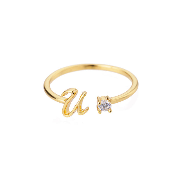 Dainty Initial Ring - all options available