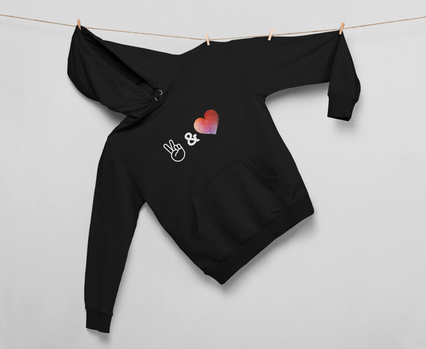 Peace & Love - Hoodie